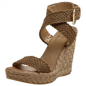 Stuart Weitzman's Alex Espadrilles and its very intricate and classy braid