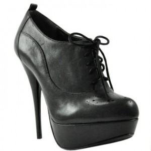 Bakers Karolyn Oxford Ankle Boots In Black