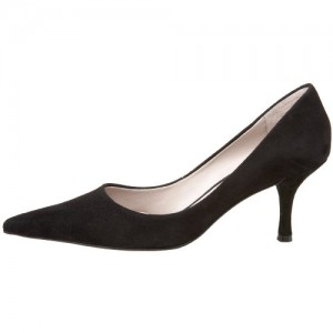 The Nine West Nuncio Pump has slim dress heels that's not too high or too low